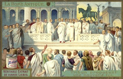 Tribun proposant une nouvelle loi, Rome antique - European School
